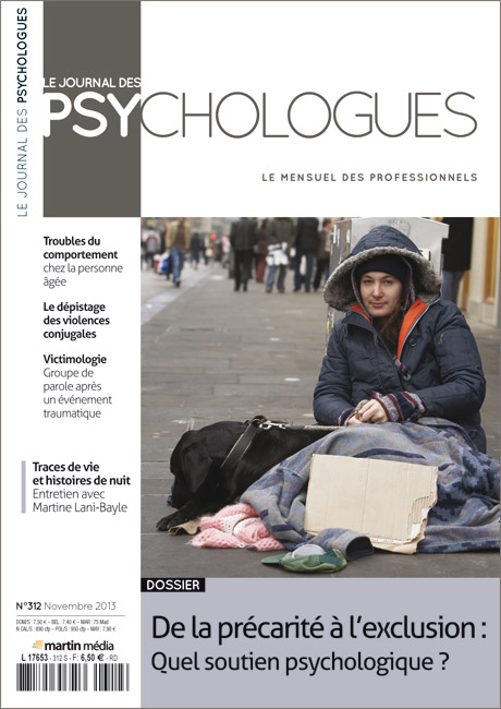 Journal des psychologues n°312