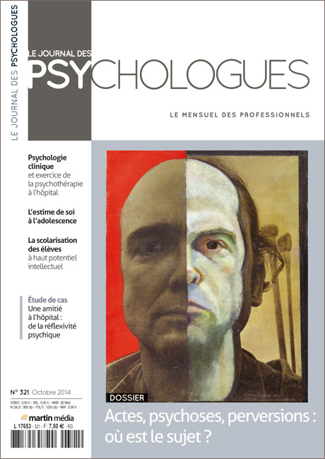 Journal des psychologues n°321