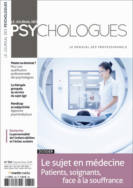 Journal des psychologues n°330