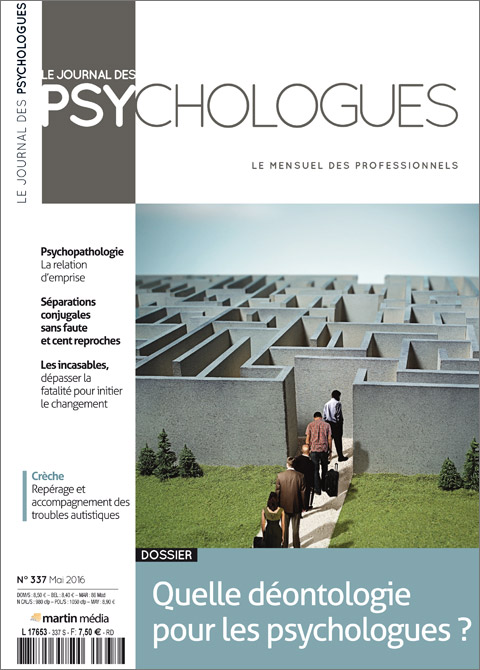 Journal des psychologues n°337