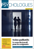 n°407 - Soins palliatifs - Le sens du travail pour les soignants